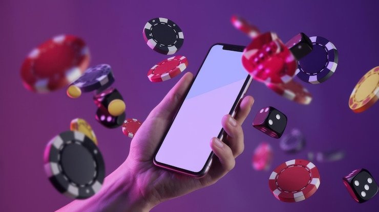 Aksi pemain Bisbol dalam suasana digital